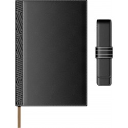 Set Agenda Piele B5 + Pouch Pen - Black