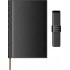 Set Agenda Piele B5 + Pouch Pen - Black