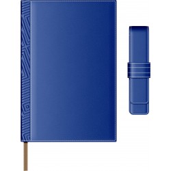 Set Agenda Piele B5 + Pouch Pen - Blue