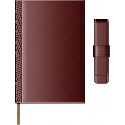 Set Agenda Piele B5 + Pouch Pen - Bordeaux