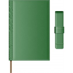 Set Agenda Piele B5 + Pouch Pen - Green