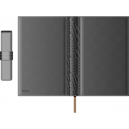 Set Agenda Piele B5 + Pouch Pen - Grey