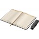 Set Agenda Piele B5 + Pouch Pen - Grey