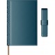 Set Agenda Piele B5 + Pouch Pen - Petrol