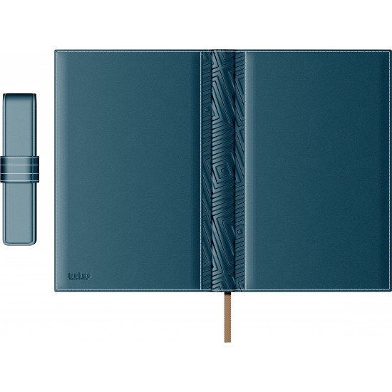 Set Agenda Piele B5 + Pouch Pen - Petrol