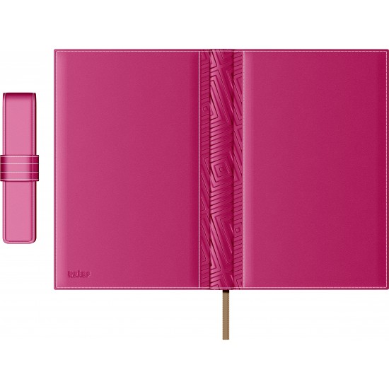 Set Agenda Piele B5 + Pouch Pen - Pink