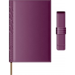 Set Agenda Piele B5 + Pouch Pen - Purple