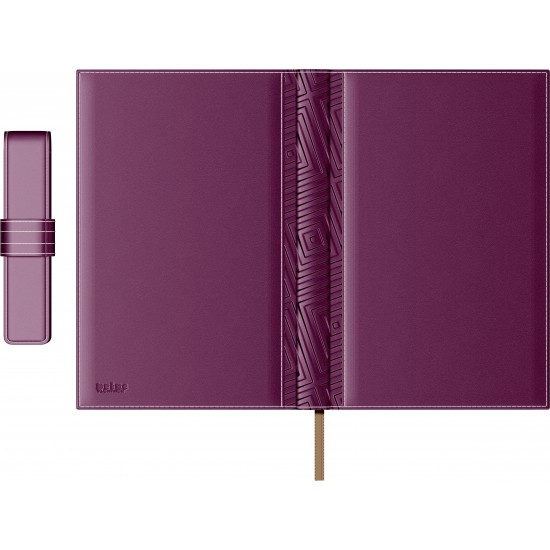 Set Agenda Piele B5 + Pouch Pen - Purple Princ