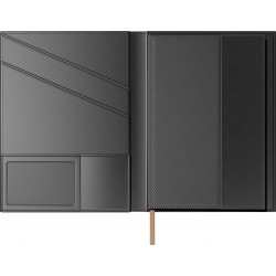 Mapa Piele cu agenda B5 - Black