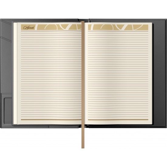 Mapa Piele cu agenda B5 - Black