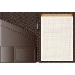 Mapa Piele cu notes B5 - model R - Brown