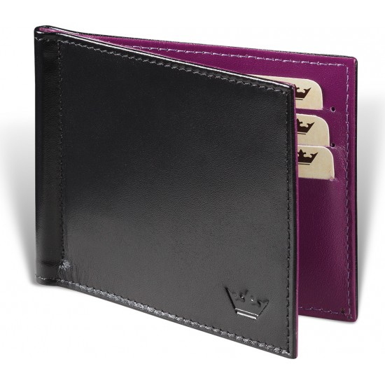 Portefeuille piele - Purple