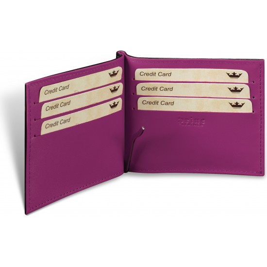 Portefeuille piele - Purple
