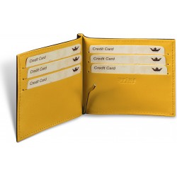 Portefeuille piele - Yellow