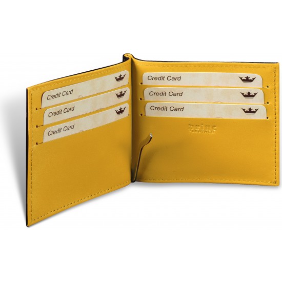 Portefeuille piele - Yellow