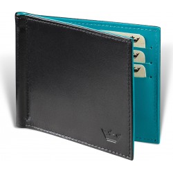 Portefeuille piele - Turquoise