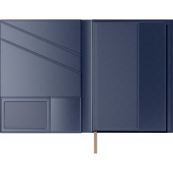 Mapa Piele cu agenda B5 - Navy