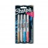 Set 4 Sharpie Metalic ruby, safir, gold, silver
