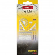 Set geometrie scolara 10 piese