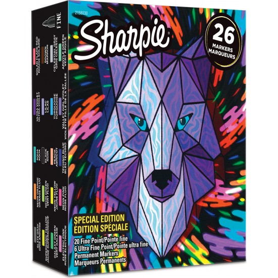 Set Sharpie 26 buc Wolf