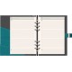 Organizer A5 cu catarama French navy