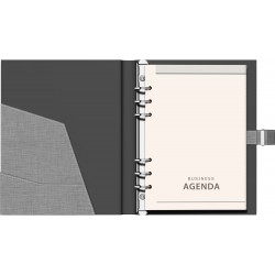 Organizer A5 cu catarama grey