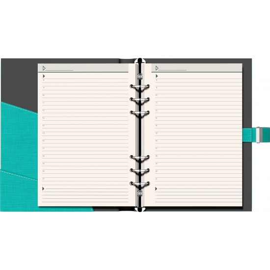 Organizer A5 cu catarama turquoise
