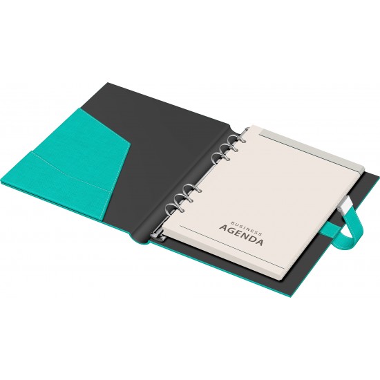 Organizer A5 cu catarama turquoise