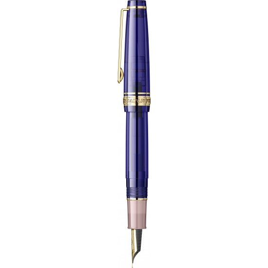Stilou Slim Size PG Shikiori Sansui Yutsubame Indigo GT 14K (MF)