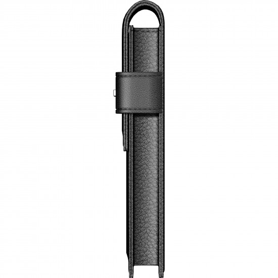 Etui Piele cu clapa Negru