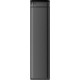 Etui piele dublu cu clapa Negru