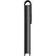 Etui piele dublu cu clapa Negru