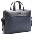 Geanta Laptop Police Leather Anthemis Black - Navy