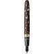 Stilou King Size Nawate Haku-chirashi SOE Yoh Silver Foil 21K (M)