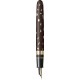 Stilou King Size Nawate Haku-chirashi SOE Yoh Silver Foil 21K (M)