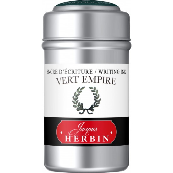 SET 6 CARTUSE HERBIN THE PEARL OF INKS VERT EMPIRE / GREEN KHAKI