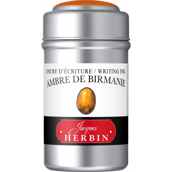 SET 6 CARTUSE HERBIN THE PEARL OF INKS AMBRE DE BIRMANIE / BROWN LIGHT