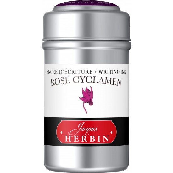 SET 6 CARTUSE HERBIN THE PEARL OF INKS ROSE CYCLAMEN / PINK