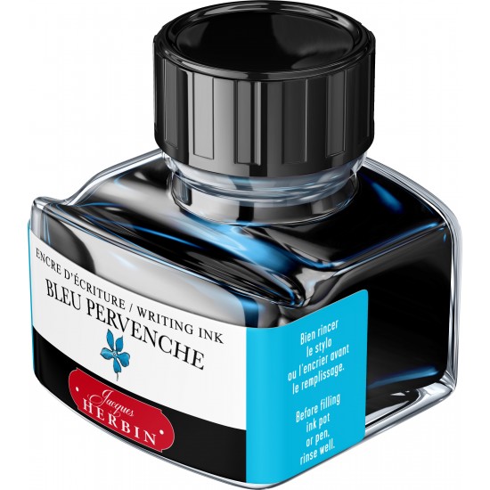 CALIMARA 30 ML HERBIN THE PEARL OF INKS BLEU PERVENCHE / BLUE CIEL