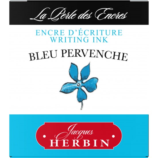 CALIMARA 30 ML HERBIN THE PEARL OF INKS BLEU PERVENCHE / BLUE CIEL