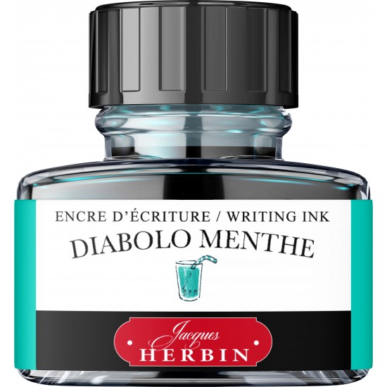 CALIMARA 30 ML HERBIN THE PEARL OF INKS DIABOLO MENTHE / TURQUOISE