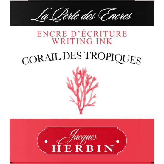 CALIMARA 30 ML HERBIN THE PEARL OF INKS CORAIL DES TROPIQUES / PINK