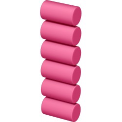 Mini Radiera Creion Mecanic Rondo Pink - 6 Buc