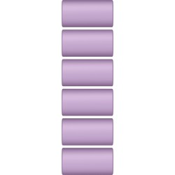 Mini Radiera Creion Mecanic Rondo Lilac - 6 Buc
