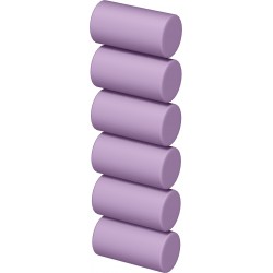 Mini Radiera Creion Mecanic Rondo Lilac - 6 Buc