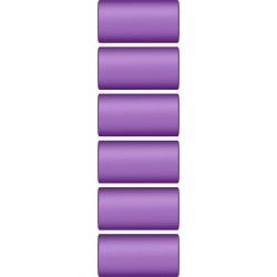 Mini Radiera Creion Mecanic Rondo Purple - 6 Buc