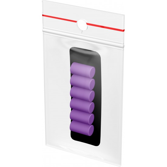 Mini Radiera Creion Mecanic Rondo Purple - 6 Buc