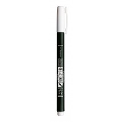 Hard Small Writing Marker Caligrafic / 01 Pastel White