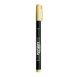 Hard Small Writing Marker Caligrafic / 02 Pastel Yellow