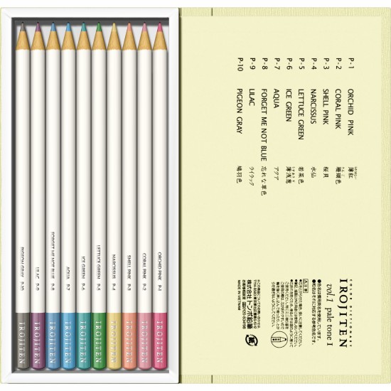 Set 10 Creioane Colorate Volum 1 Rainforest Pale Tone